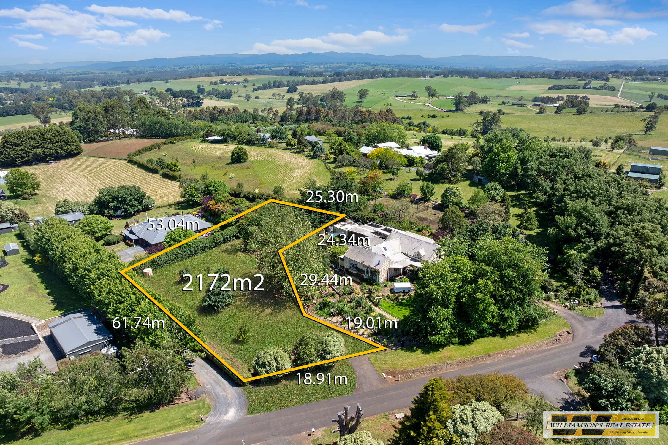 Terrific half acre block on quiet no-through road location